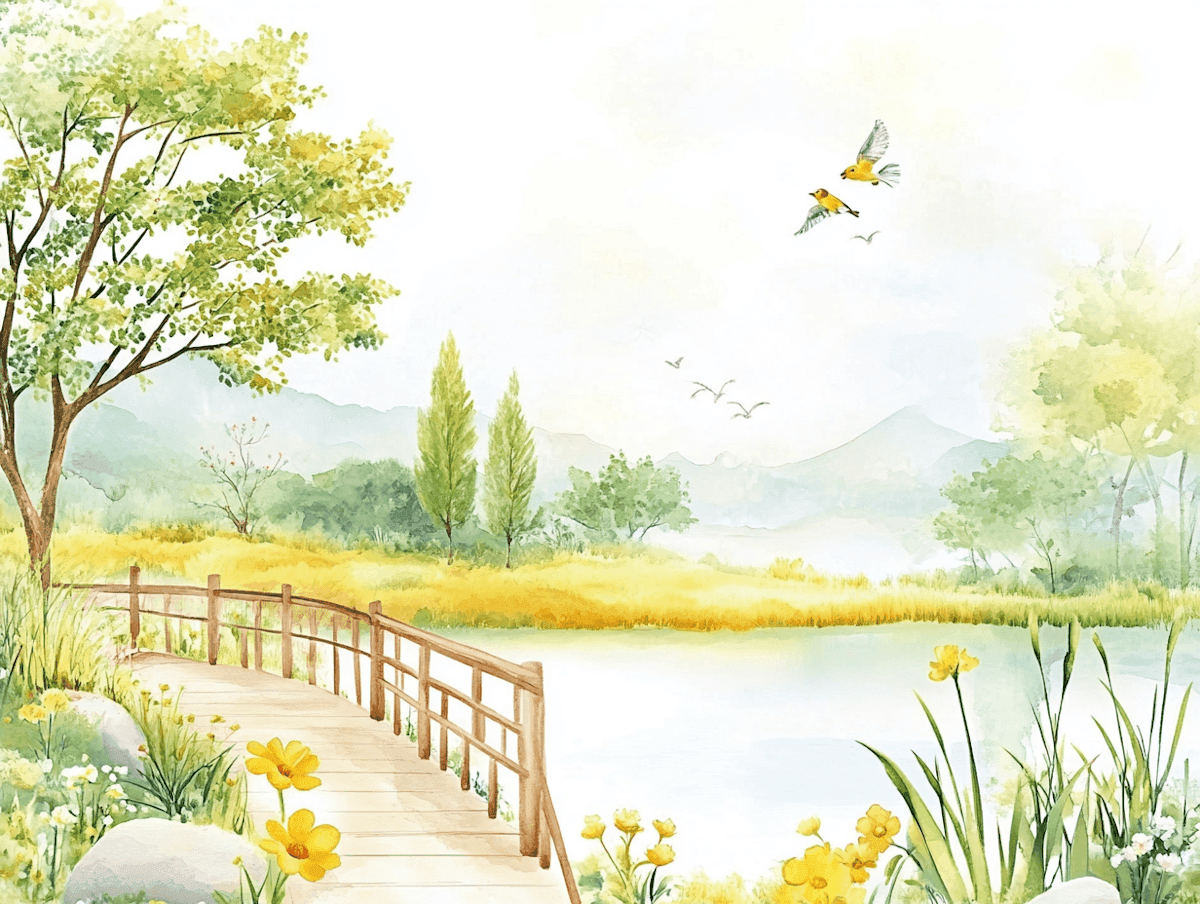 Countryside drawing from Lummi